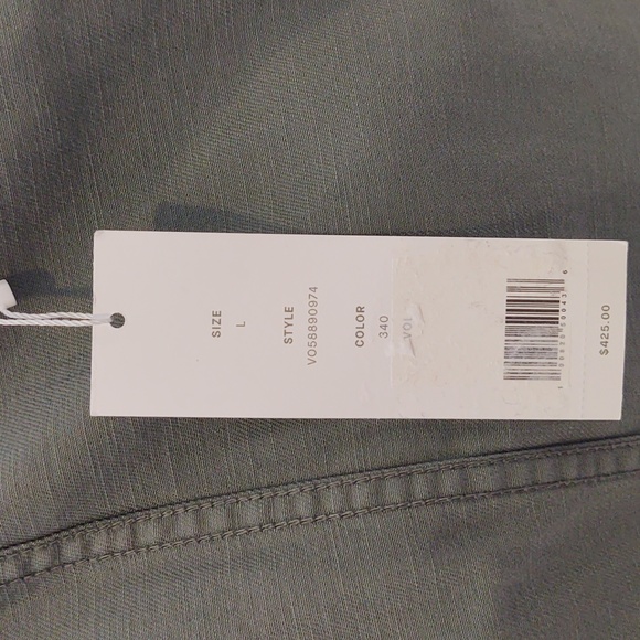 Vince Cotton Utility Jacket, Loden Green, Size Large 🆕 - Picture 8 of 12